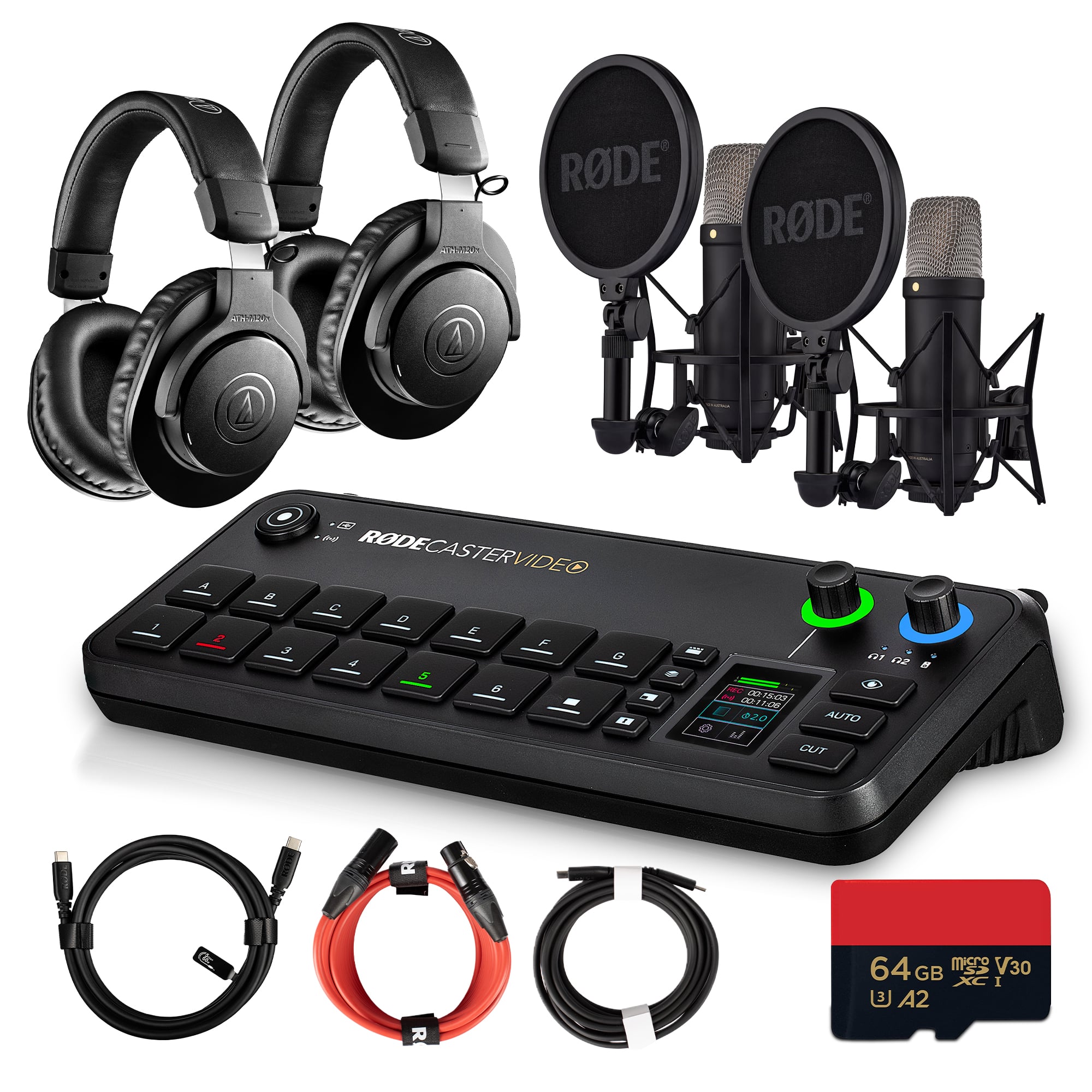 RODE RODECaster Video All in One Production Console + 64GB Card +