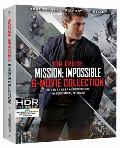 Mission: Impossible: 6 Movie Collection 4K Blu Ray [4K Ultra HD Mission: Impossible: 6 Movie Collection 4K Blu Ray [4K Ultra HD