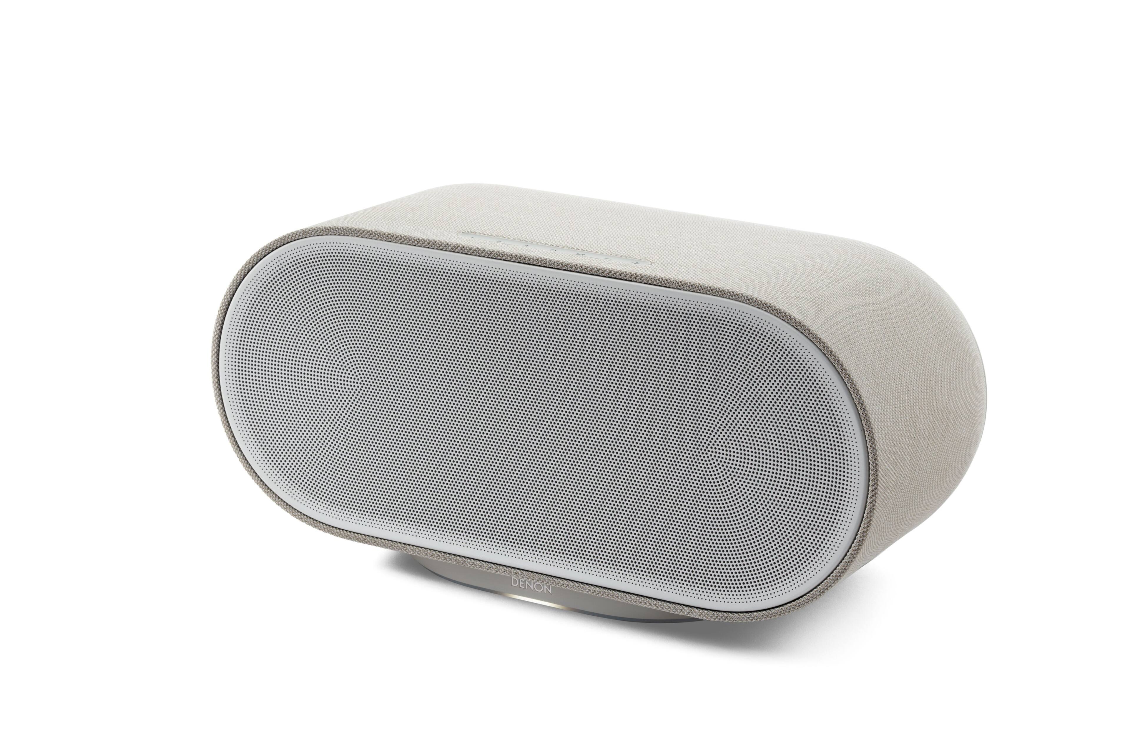 Alt View 5. Denon - DENON HOME 600 Wireless Smart Speaker - Stone.