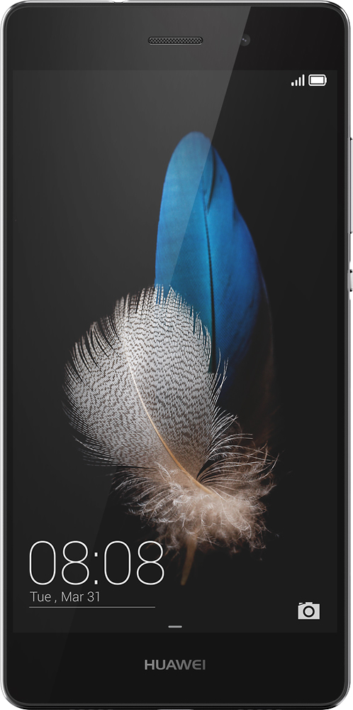 Huawei P8 Lite 4G 16GB Memory Cell Phone (Unlocked) BLK Best Buy