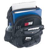 Front. Targus - Carrying Case (Backpack) for 15.4" Notebook, - Black.