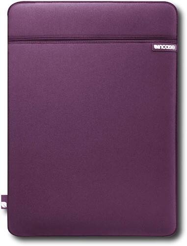 Front Standard. Incase - Sleeve for Apple® MacBook® Air Laptops - Plum.