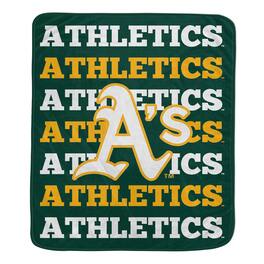 Pegasus - Athletics 60'' x 70'' Logo Wordmark Plush Blanket - Multicolor