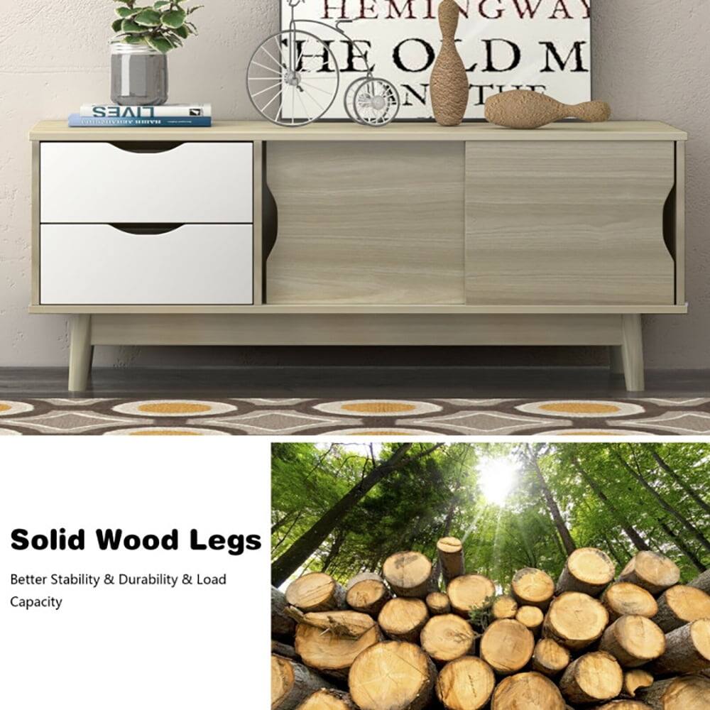 Solid Wood Legs  
Better Stability & Durability & Load Capacity