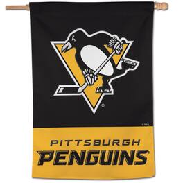 WinCraft - Pittsburgh Penguins 28" x 40" Applique Vertical Banner - Multicolor