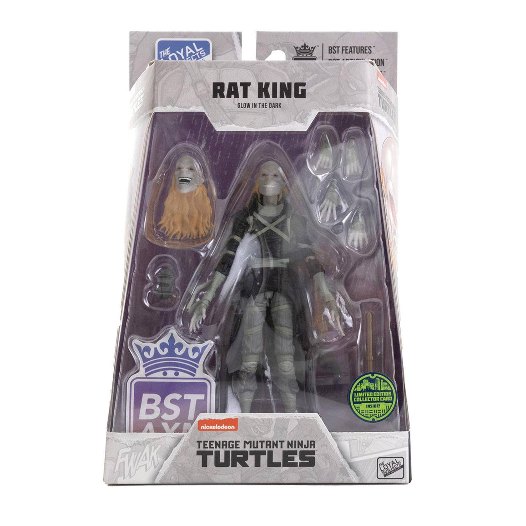 The Royal Fists Rat King Glow in the Dark Best Features on Limited Edition Collectible Card Best Inside! Nickelodeon Teenage Mutant Ninja Turtles