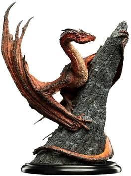Weta Workshop - Small Polystone - The Hobbit Trilogy - Smaug the Magnificent Miniature Statue - COLLECTIBLES - Multicolor