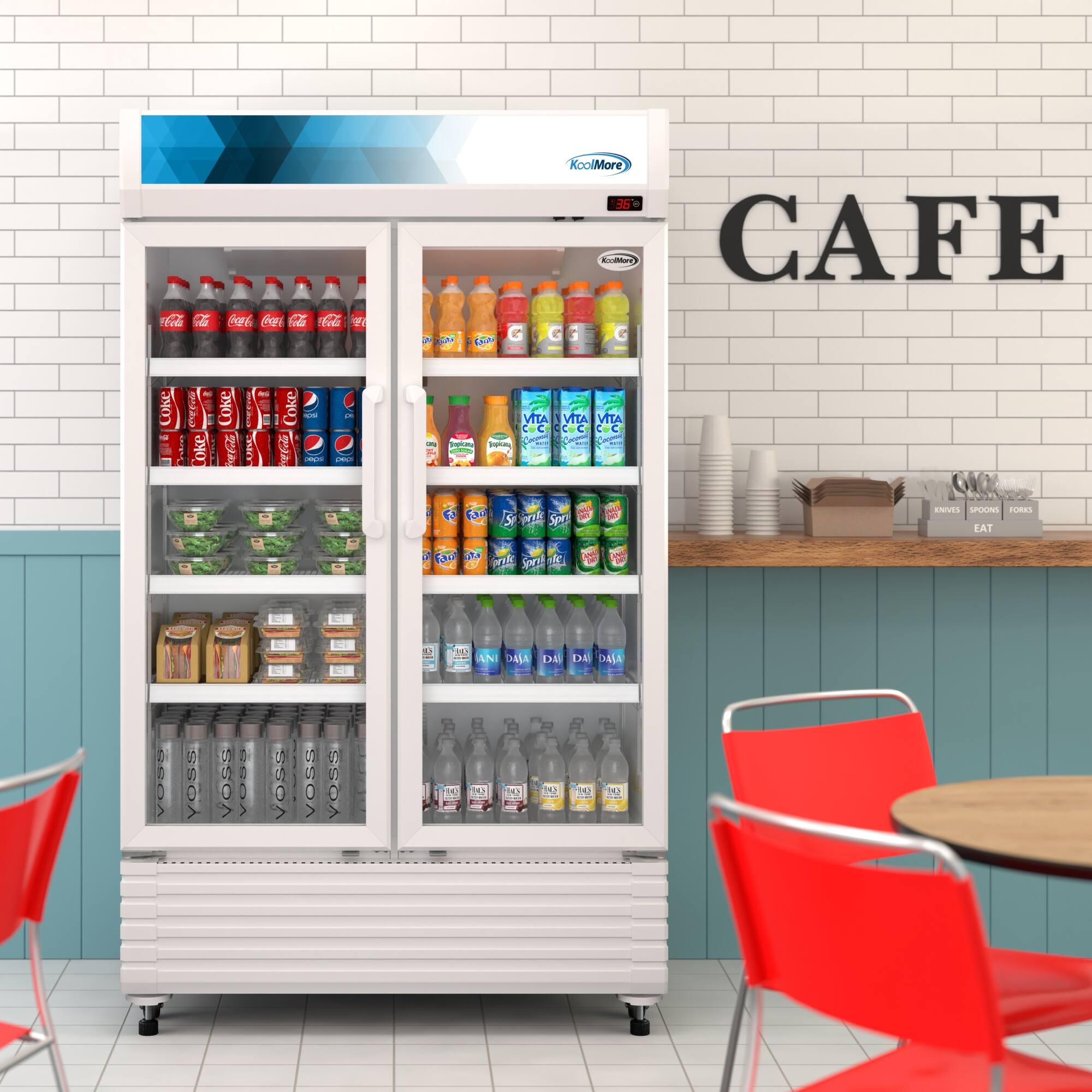 The text on the image reads "Café".