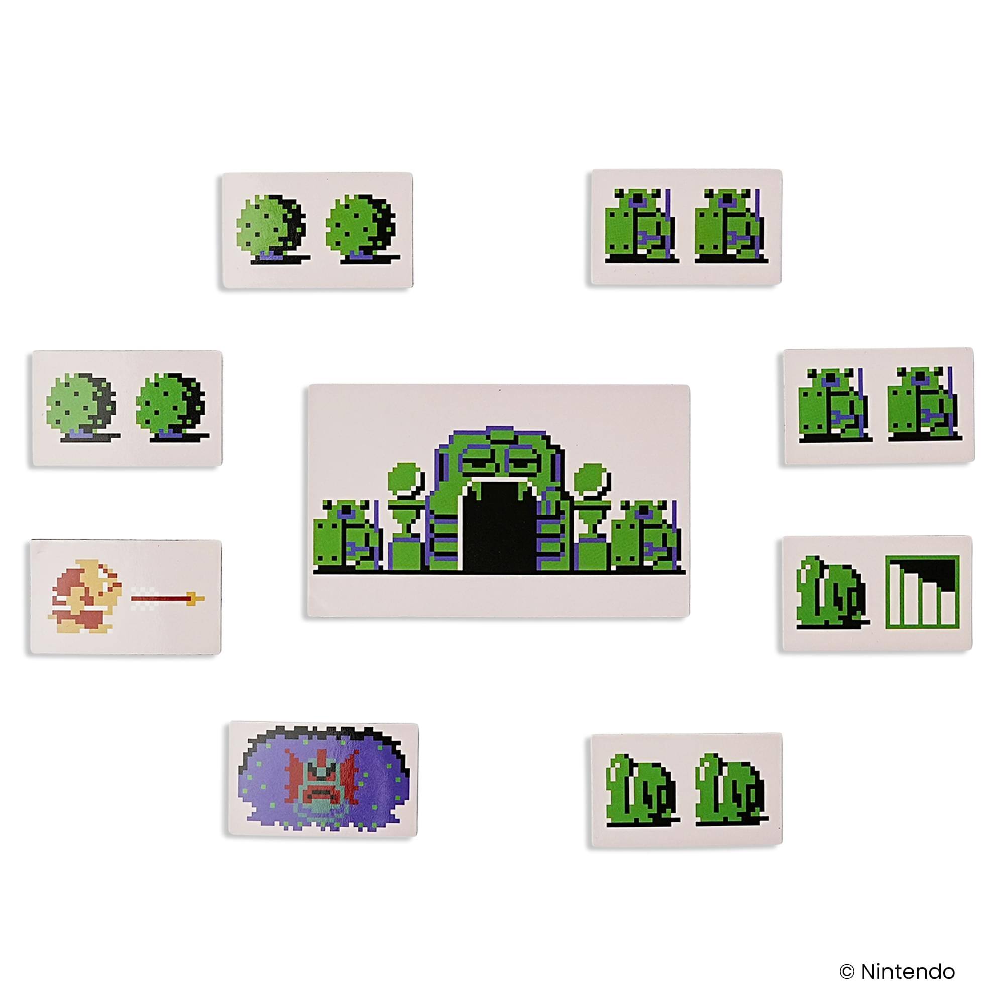 Alt View 2. The Legend of Zelda - The Legend Of Zelda 8-Bit Magnet Set | 20 Magnets - Multi-Colored.