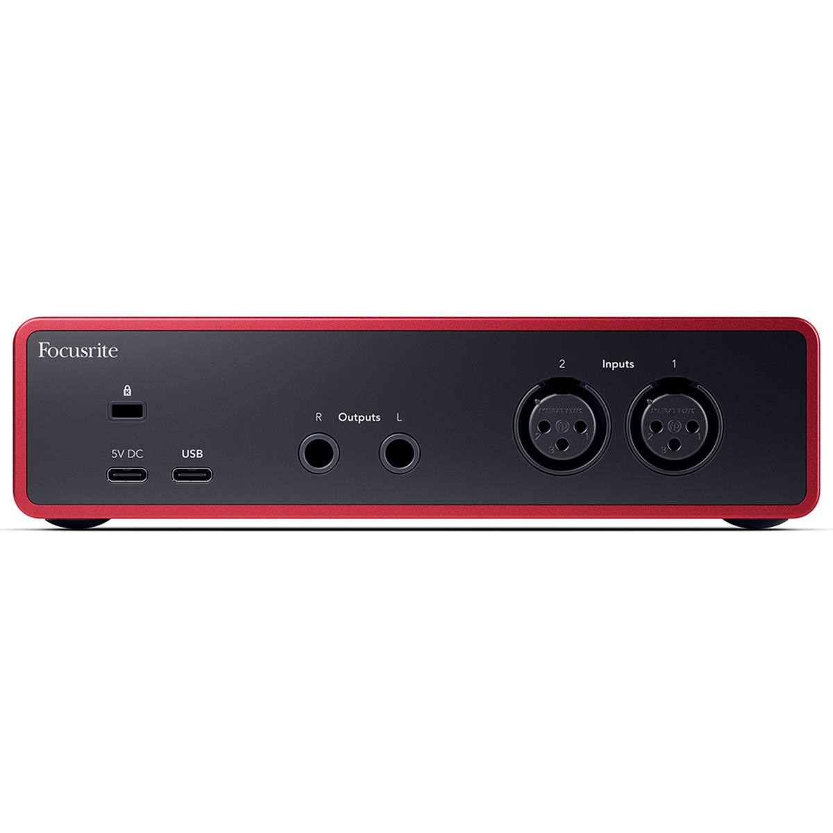 Focusrite 2 Inputs 1 Outputs L R 5V DC USB
