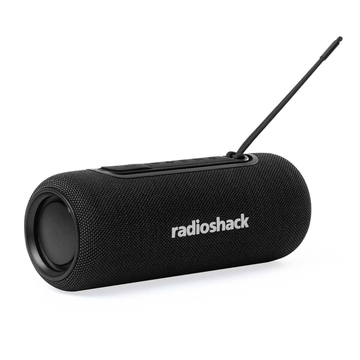 RadioShack - Bluetooth Mini Speaker with RGB Lights and FM 4001769 - Black