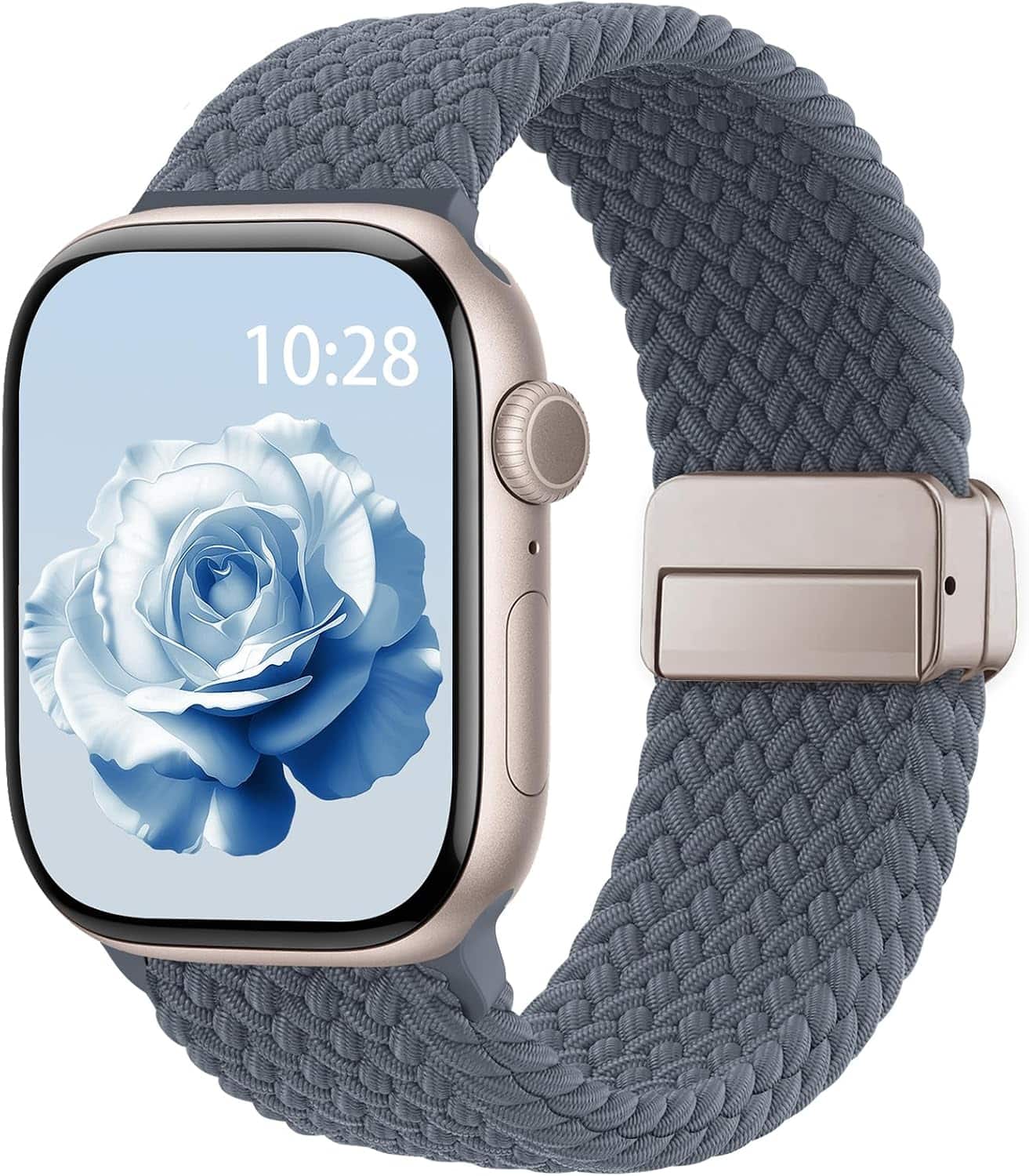 Core Tech - Braided Stretchy Magnetic Watch Band for Apple Watch 38/40/41/42mm - Anchor Blue price history on PriceWatchPro