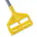 Front. RubberMaid - 54" Fiberglass Wet Mop Handle, Gray/Yellow - Gray/Yellow.