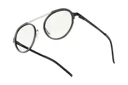 GUNNAR - Computer Glasses - Pacifica, Onyx Silver, Clear Pro Lens - Blue Light Blocking, For Designers/Photographers - Onyx/Silver