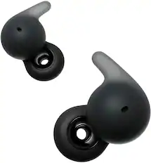 Front. Sony - LinkBuds Open True Wireless Earbuds - Black.
