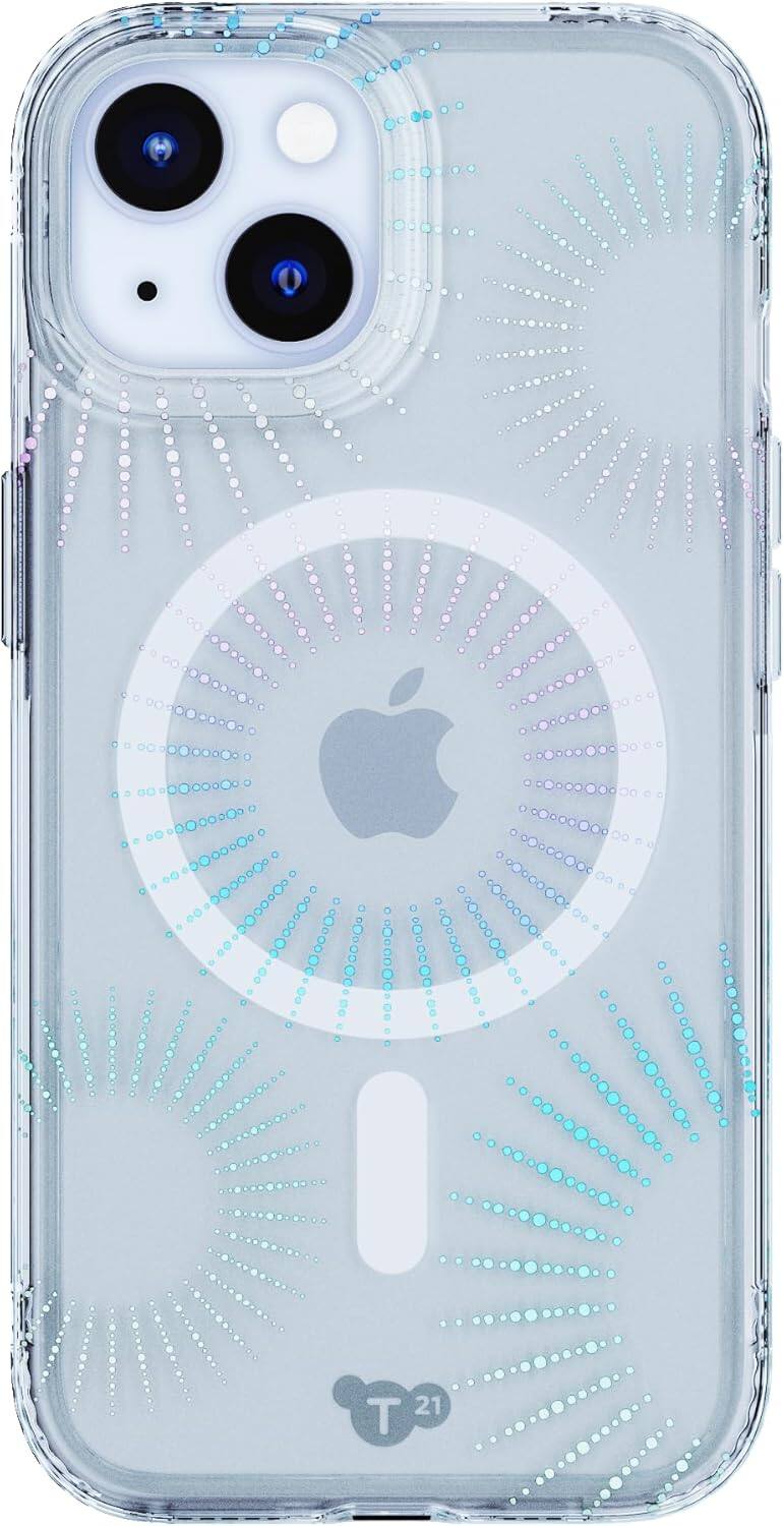 Front. Tech21 - Tech 21 Evo Sparkle With Magsafe For iphone 6.1 2023 Multi Sparkle - Clear.
