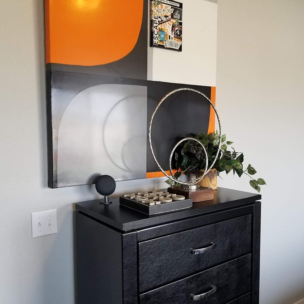 RTMB - Mount Genie Pedestal for Nest & Google Home Mini, Improves Sound, White