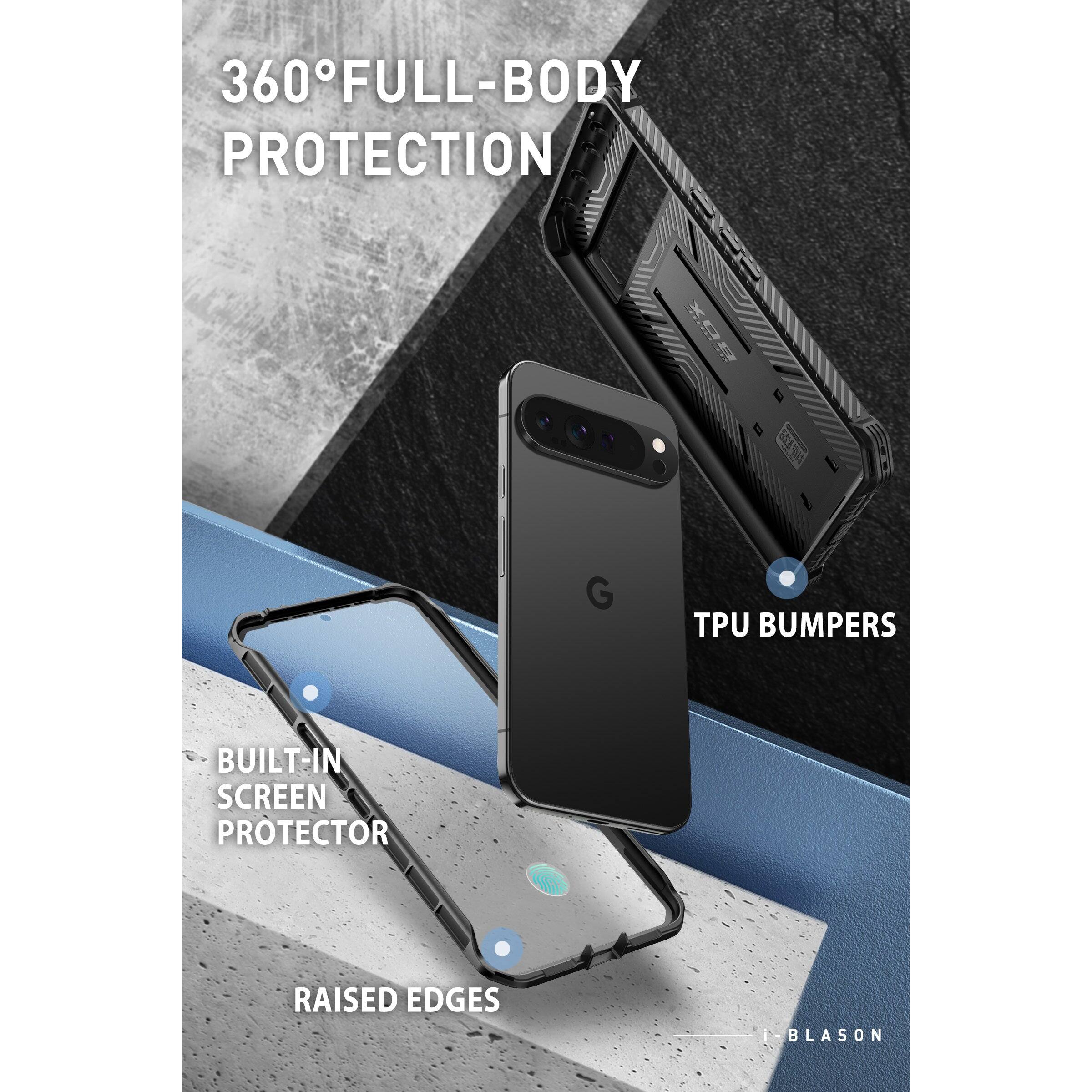 360° FULL-BODY PROTECTION

TPU BUMPERS

BUILT-IN SCREEN PROTECTOR

RAISED EDGES

BLASON