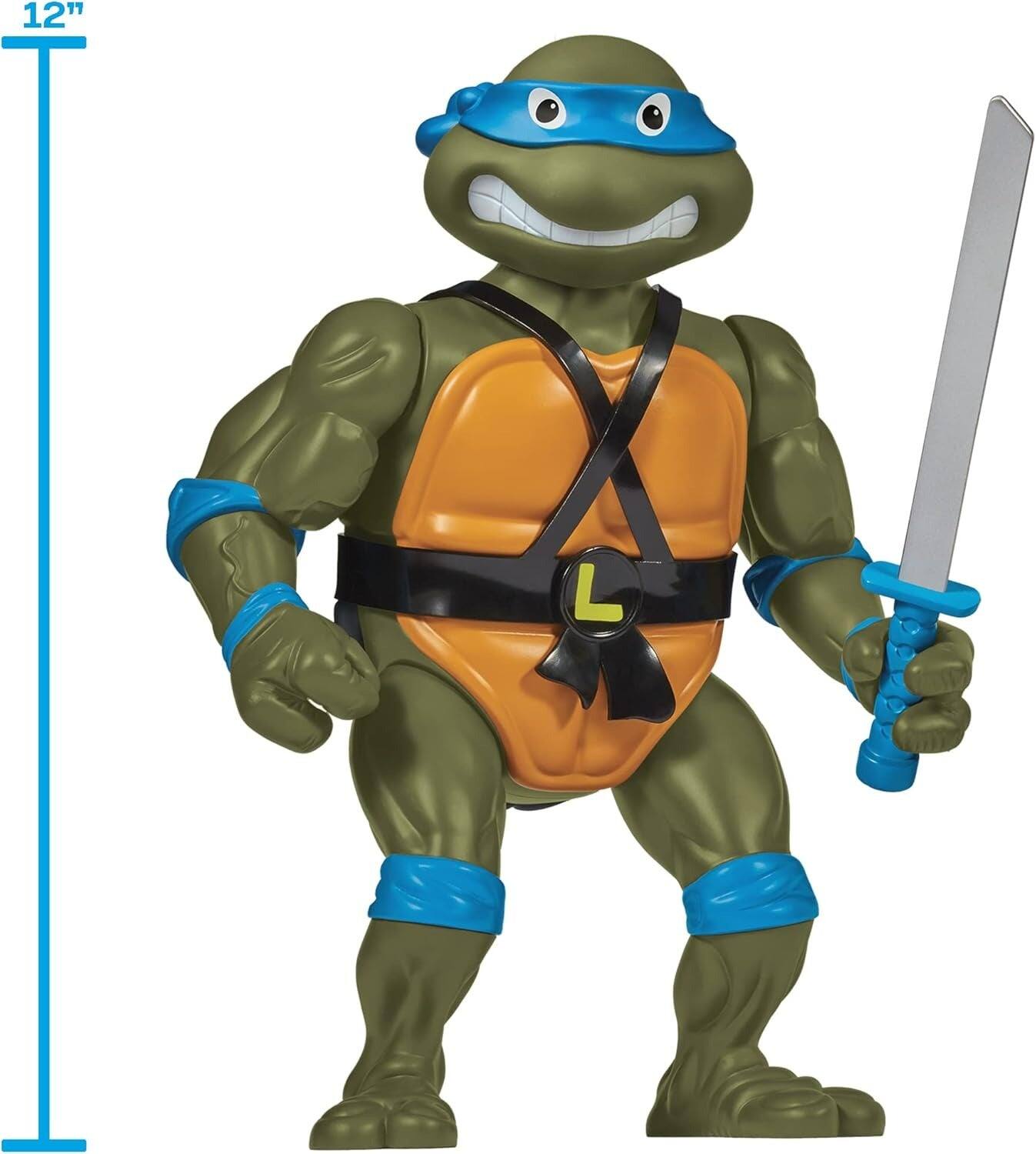 Alt View 4. Playmates - Teenage Mutant Ninja Turtles: Classic Leonardo - 12" Figure.