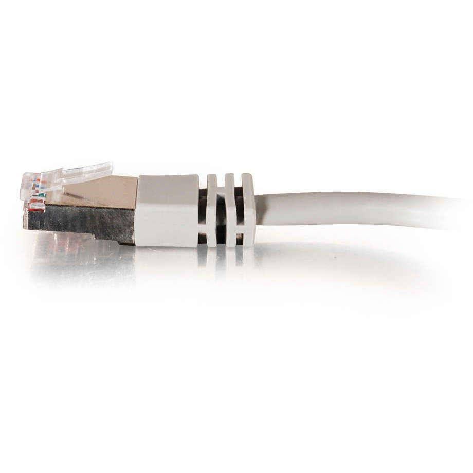 Alt View 3. Cables to Go - C2G-10ft Cat5e Molded Shielded (STP) Network Patch Cable - Gray - Category 5e for Network Device - RJ-45 Male - RJ-45 - Gray.