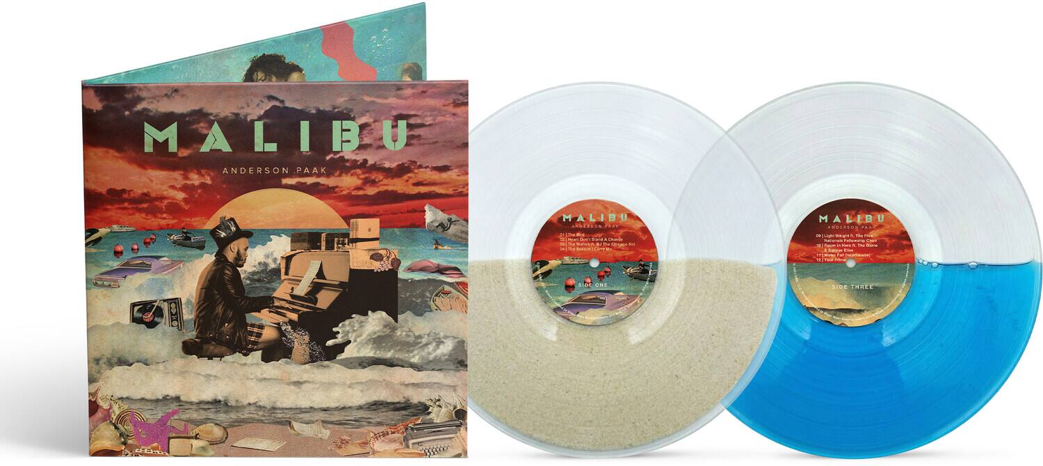 Anderson Paak - Malibu (10 Year Anniversary) - Water & Sand Filled - VINYL LP