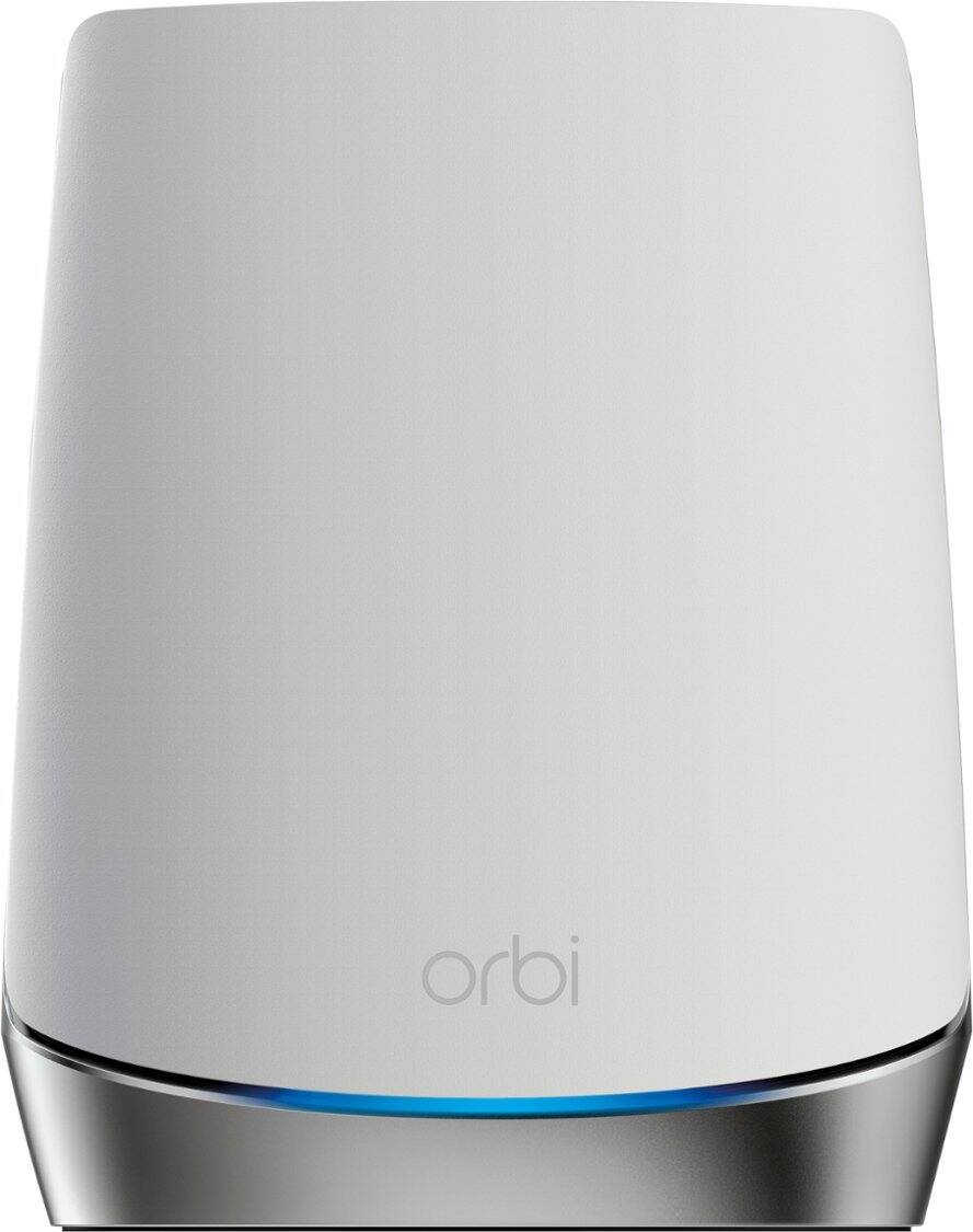 Alt View 3. NETGEAR - RBK753-100NAR AX4200 Orbi WiFi 2 Satellites + 1 Router - Refurbished Excellent - White.