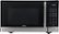 Front Standard. Haier - 0.9 Cu. Ft. Compact Microwave - Black.
