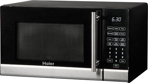 Customer Reviews: Haier 0.9 Cu. Ft. Compact Microwave Black HMC0903SESS