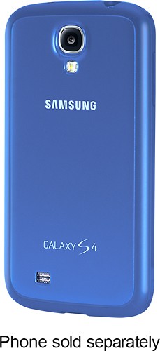  Samsung - Protective Cover for Samsung Galaxy S 4 Mobile Phones - Light Blue