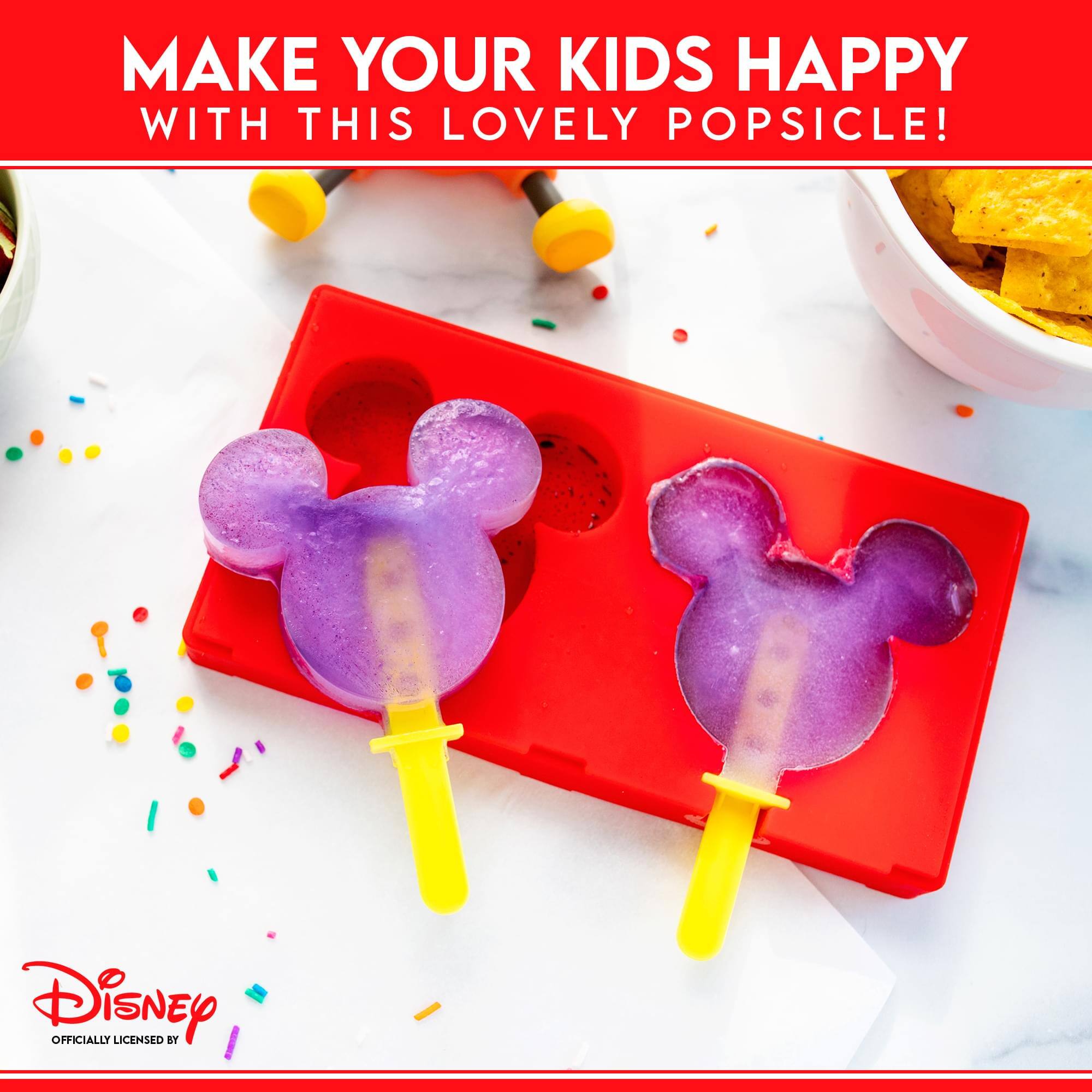 MAKE YOUR KIDS HAPPY WITH THIS LOVELY POPSICLE!

Disney OFFICIALLY LICENSED