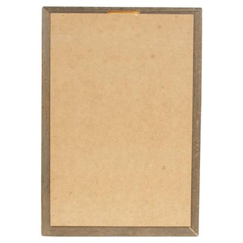 Angle. BreeBe - Santa At the Window Merry Christmas Framed Print 12" x 18" - Multicolor.