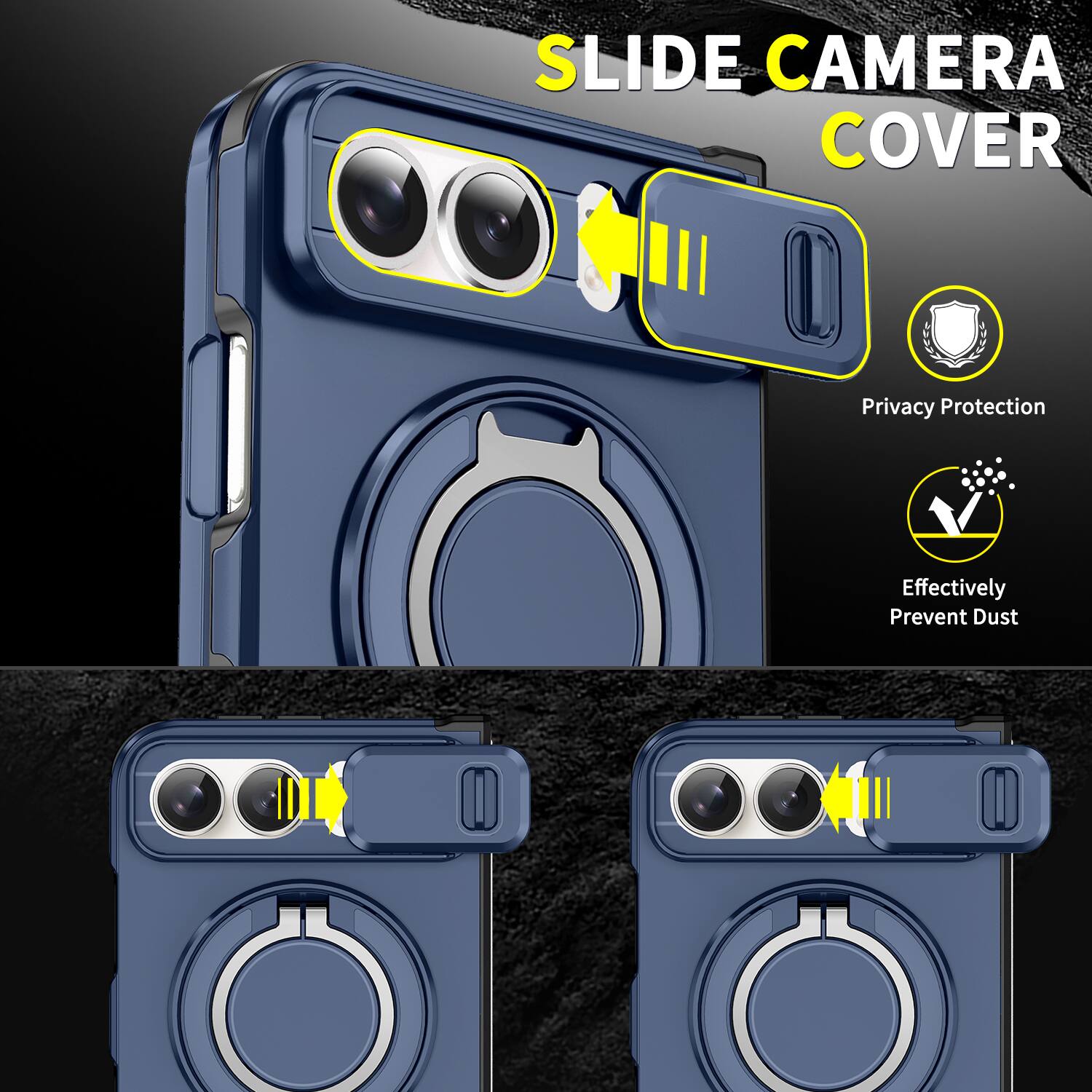 SLIDE CAMERA COVER

Privacy Protection

Effectively Prevent Dust