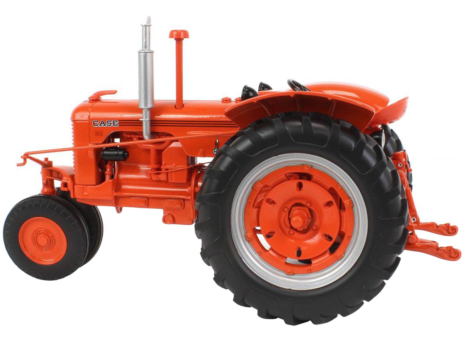 Alt View 2. SpecCast Collectibles - Case DC3 Narrow Front Tractor Orange "Classic Series" 1/16 Diecast Model by SpecCast.