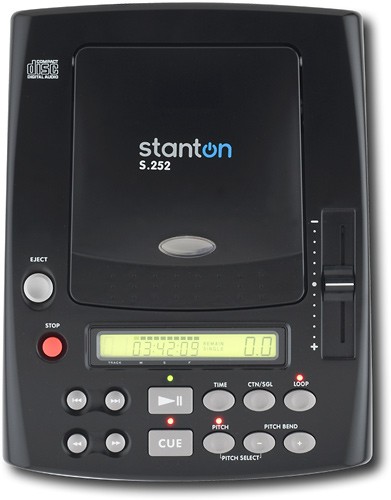 Best Buy: Stanton Tabletop DJ CD Player Black S252-NA