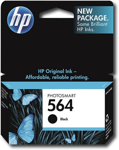 Front Zoom. HP - 564 Standard Capacity Ink Cartridge - Black.