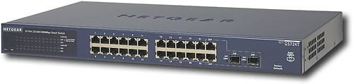 Angle Standard. NETGEAR - ProSafe 24-Port 10/100/1000 Gigabit Ethernet Switch.