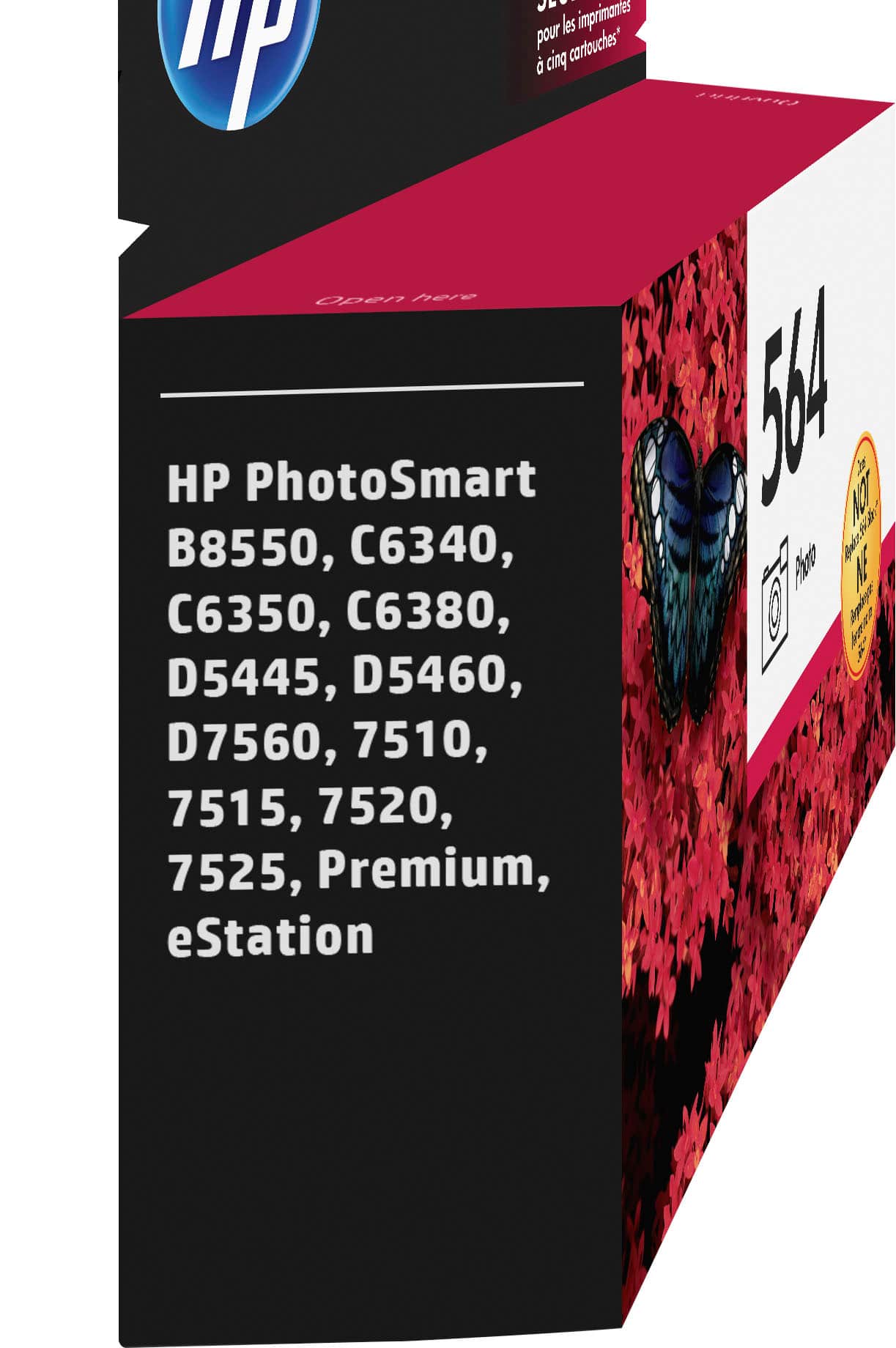 Alt View 12. HP - 564 Standard Capacity Ink Cartridge - Photo Black.