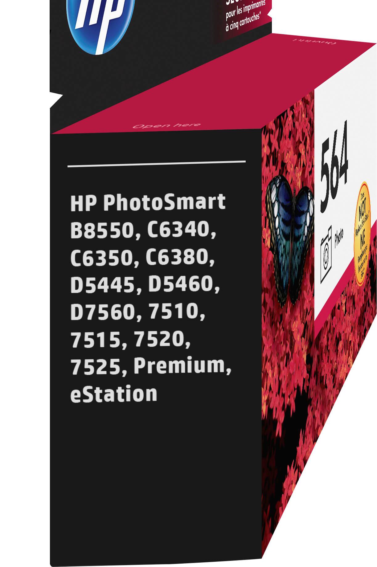 Alt View 12. HP - 564 Standard Capacity Ink Cartridge - Photo Black.