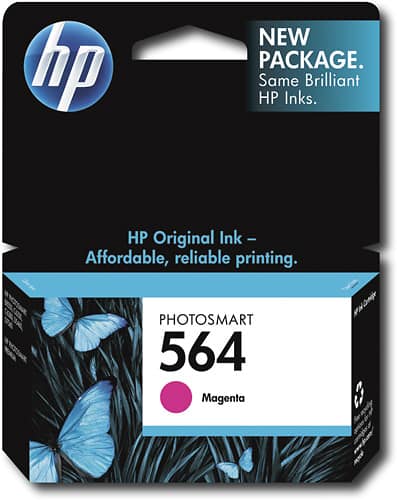 Front. HP - 564 Ink Cartridge - Magenta.