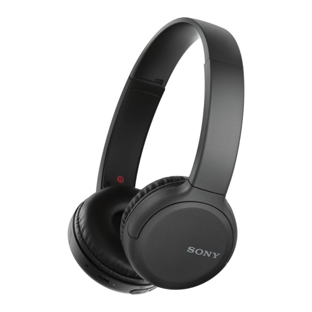 Left. Sony - Sony WH-CH510 Wireless On-Ear Headphones with USB Bluetooth Dongle Adapter - Black.
