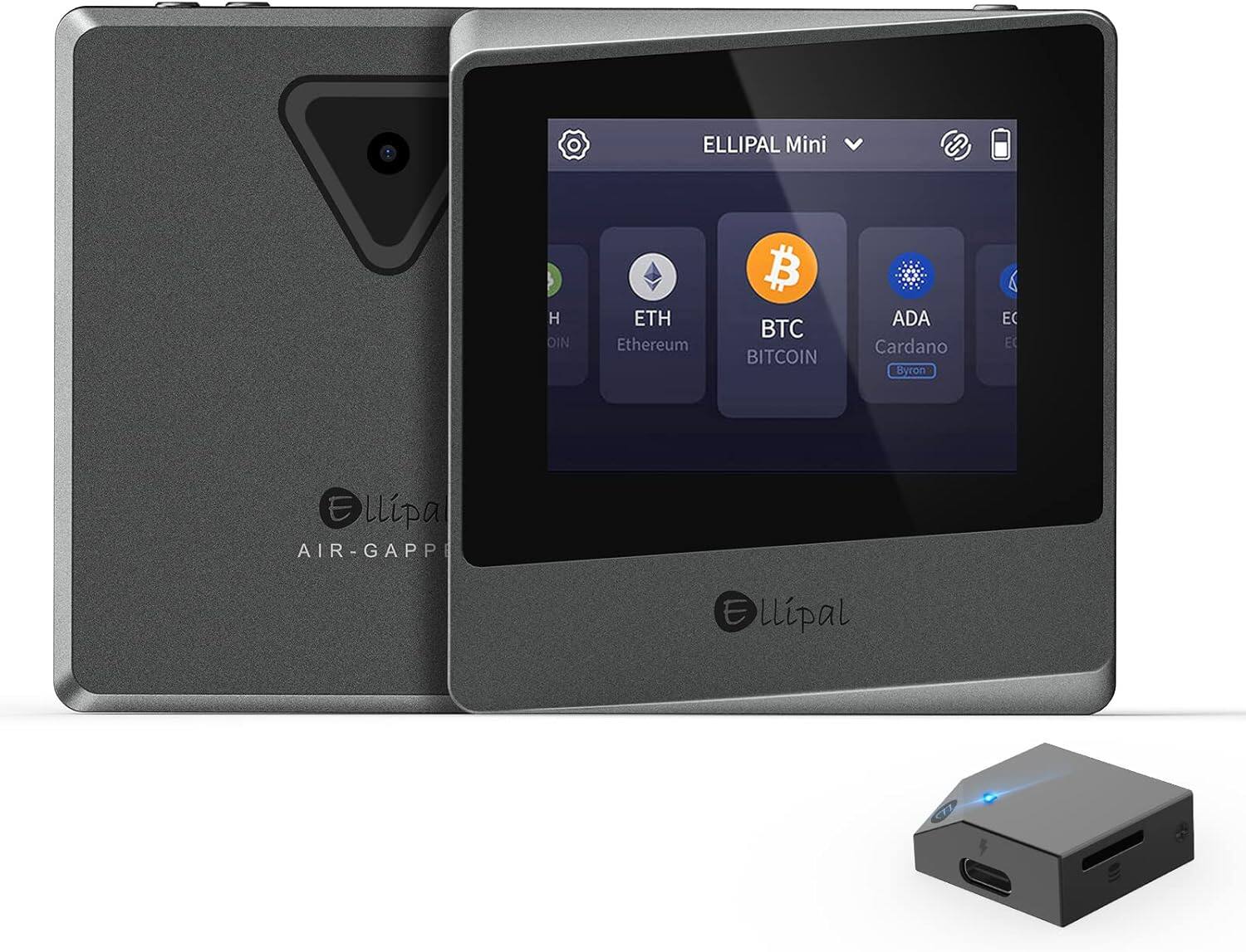 ELLIPAL Mini  
H OIN ETH Ethereum  
BTC BITCOIN  
ADA Cardano Byron  
EC EC  
ELLIPAL  
AIR-GAPP
