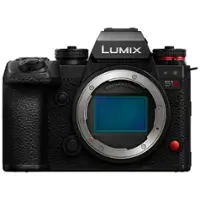 Panasonic - LUMIX S1II Full Frame Mirrorless Camera - Black - Front_Zoom