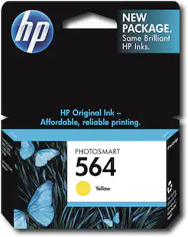 HP - 564 Standard Capacity Ink Cartridge - Yellow
