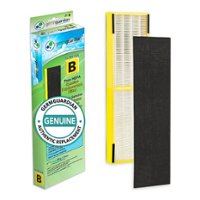 HEPA Filter for GermGuardian AC4825 3-in-1 and AC4900CA - Black/White - Front_Zoom