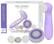 Alt View 11. Spa Sonic - Skin Care System Face and Body Polisher 7-Piece Professional Kit - Lavender.