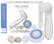 Alt View 11. Spa Sonic - Skin Care System Face and Body Polisher 7-Piece Professional Kit - White.