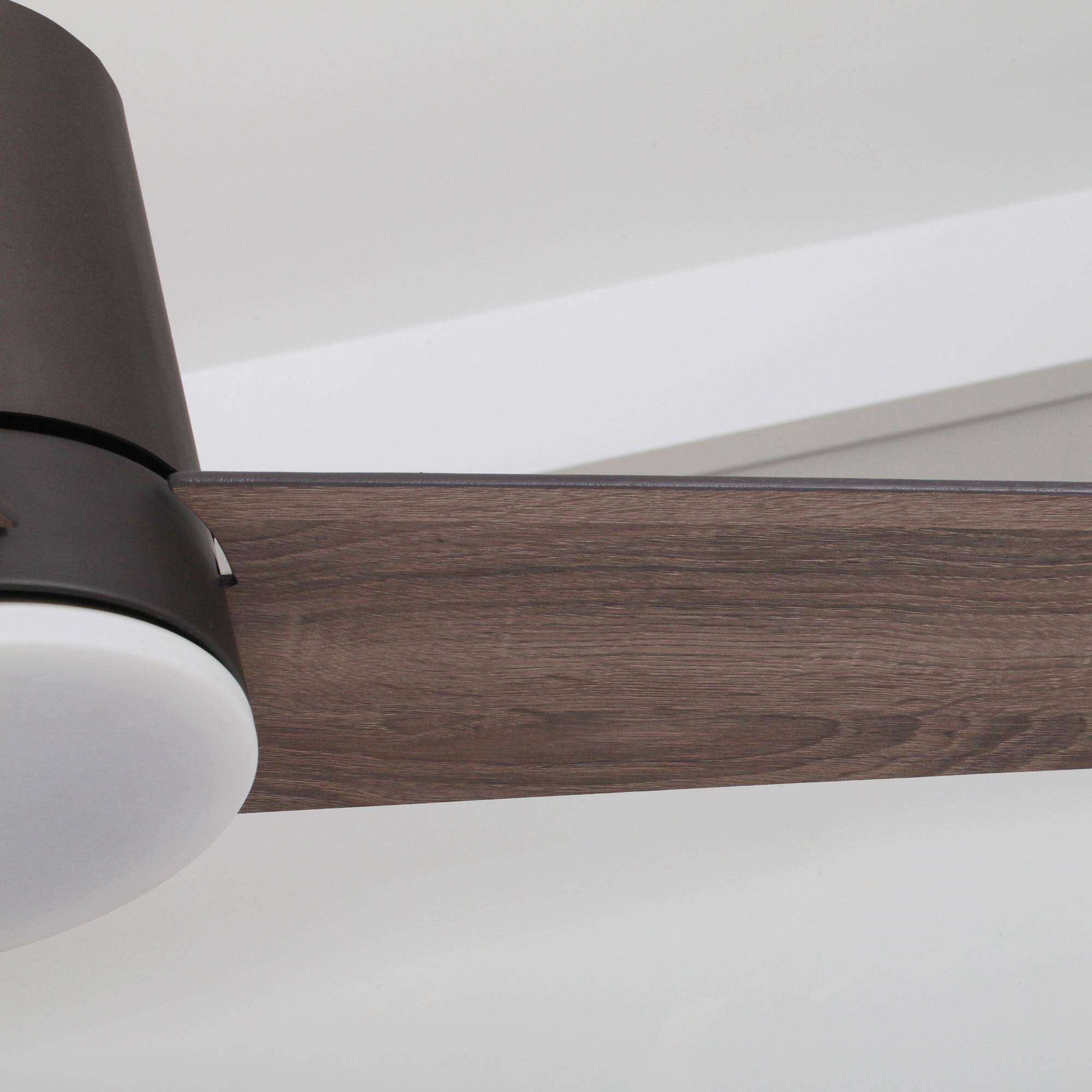 Alt View 10. Parrot Uncle - 48" Oil-rubbed Bronze Low Profile LED Ceiling Fan with Remote - Bronze.