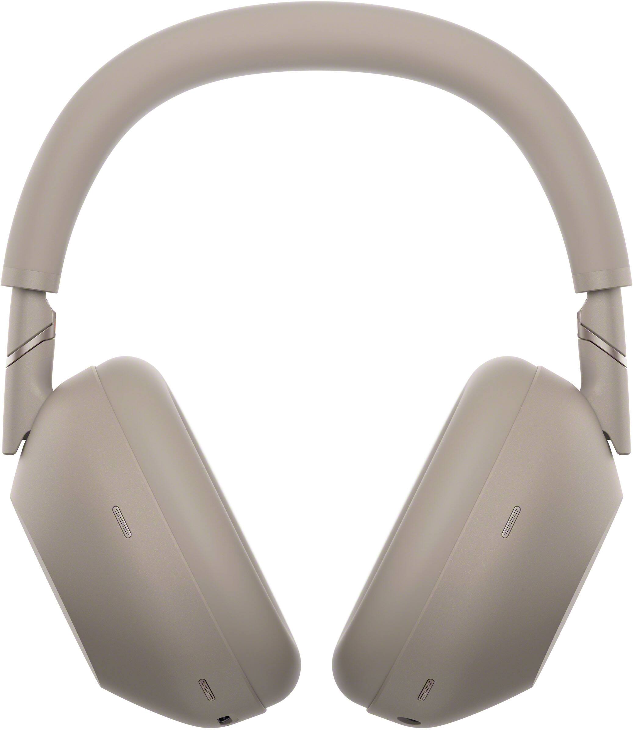 Alt View 1. Sony - WH-1000XM6- Best Wireless Noise Cancelling Headphones - Sandstone.