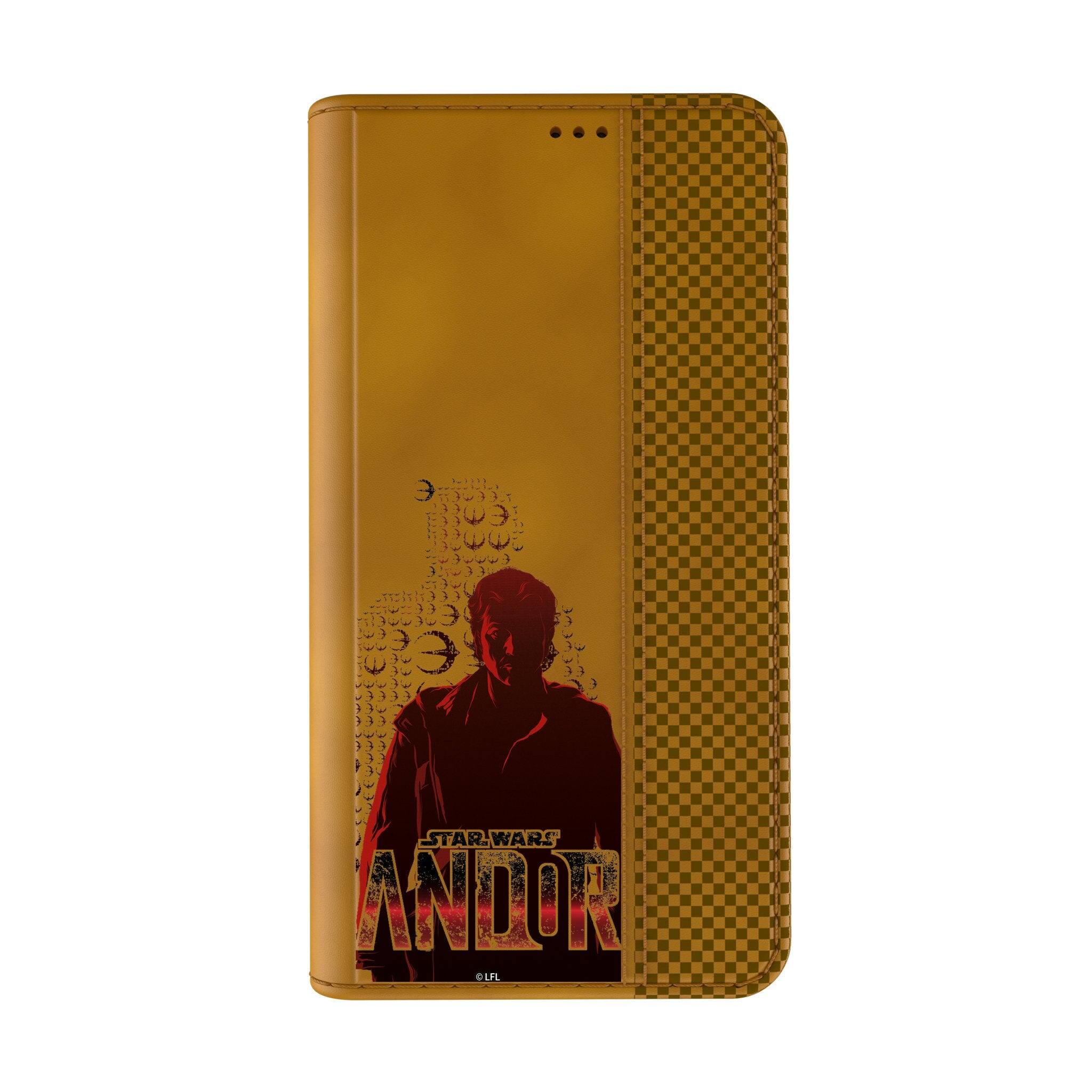 Sure, here is the corrected and grouped text from the image:

---

**STAR WARS ANDOR**

---

The text "STAR WARS ANDOR" is prominently displayed on the phone case.