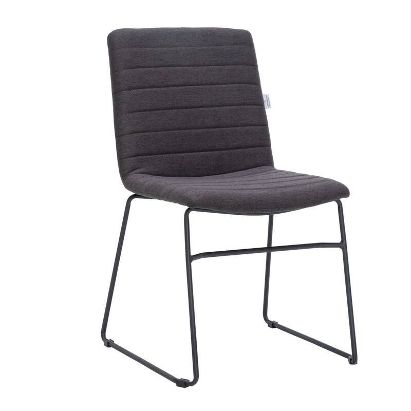 LeisureMod Zylar Premium Guest Office Chair, Leather Upholstery with ...
